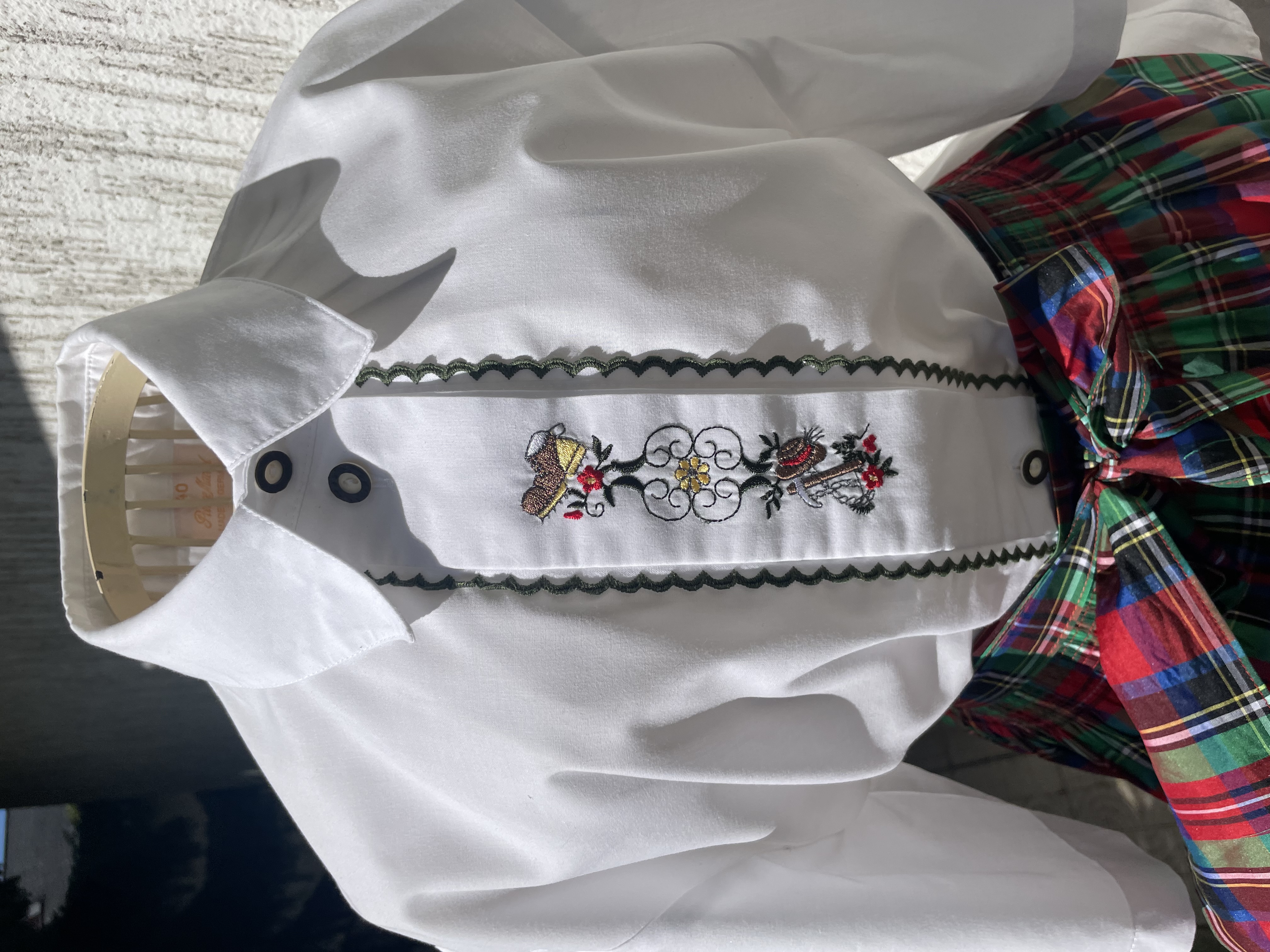 Dámská halenka v selském, rustikálním stylu vel. 40