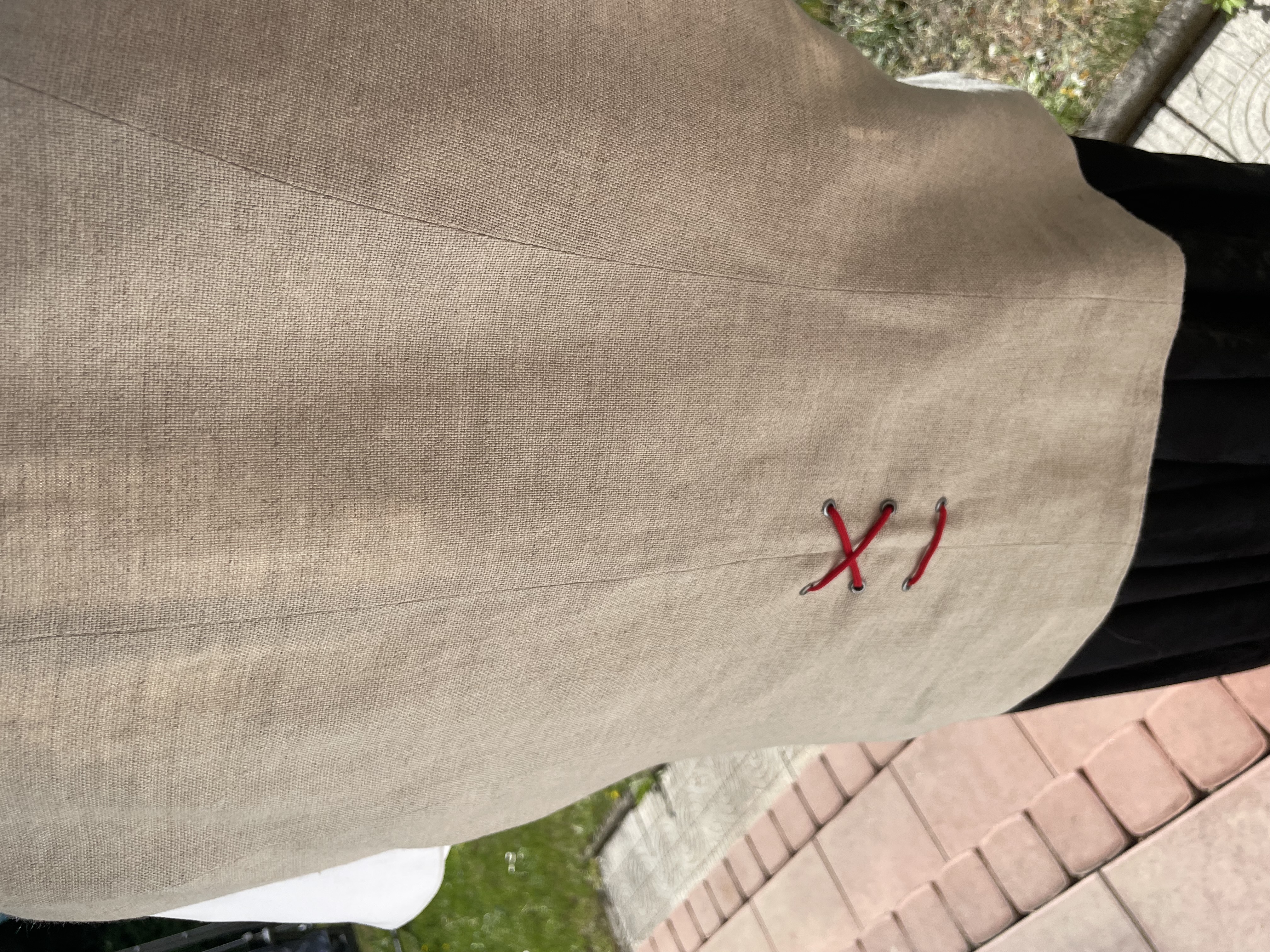 Dámská vesta v selském stylu vel. 42