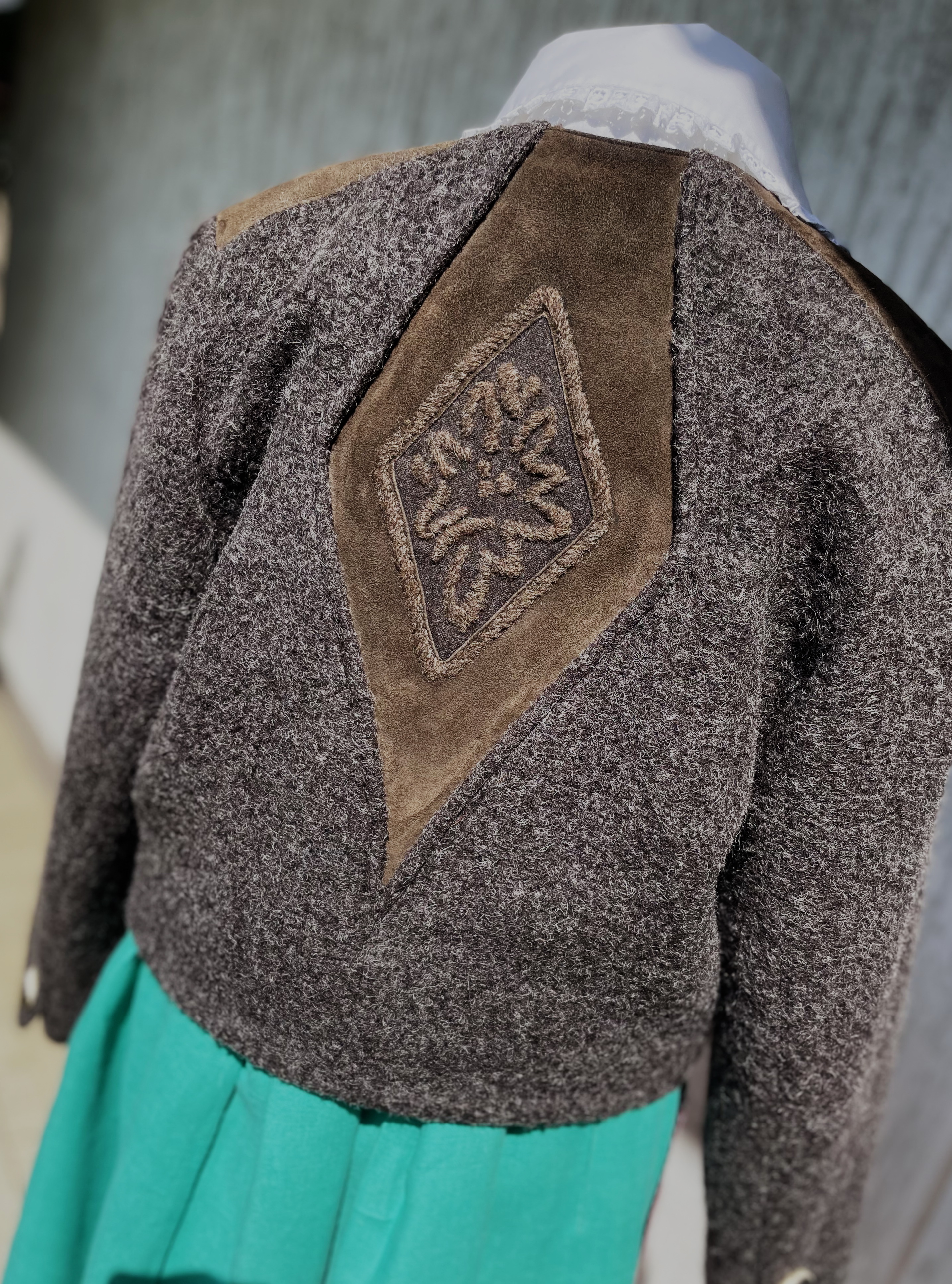 Dámské sáčko, kabátek v selském stylu vel. 38