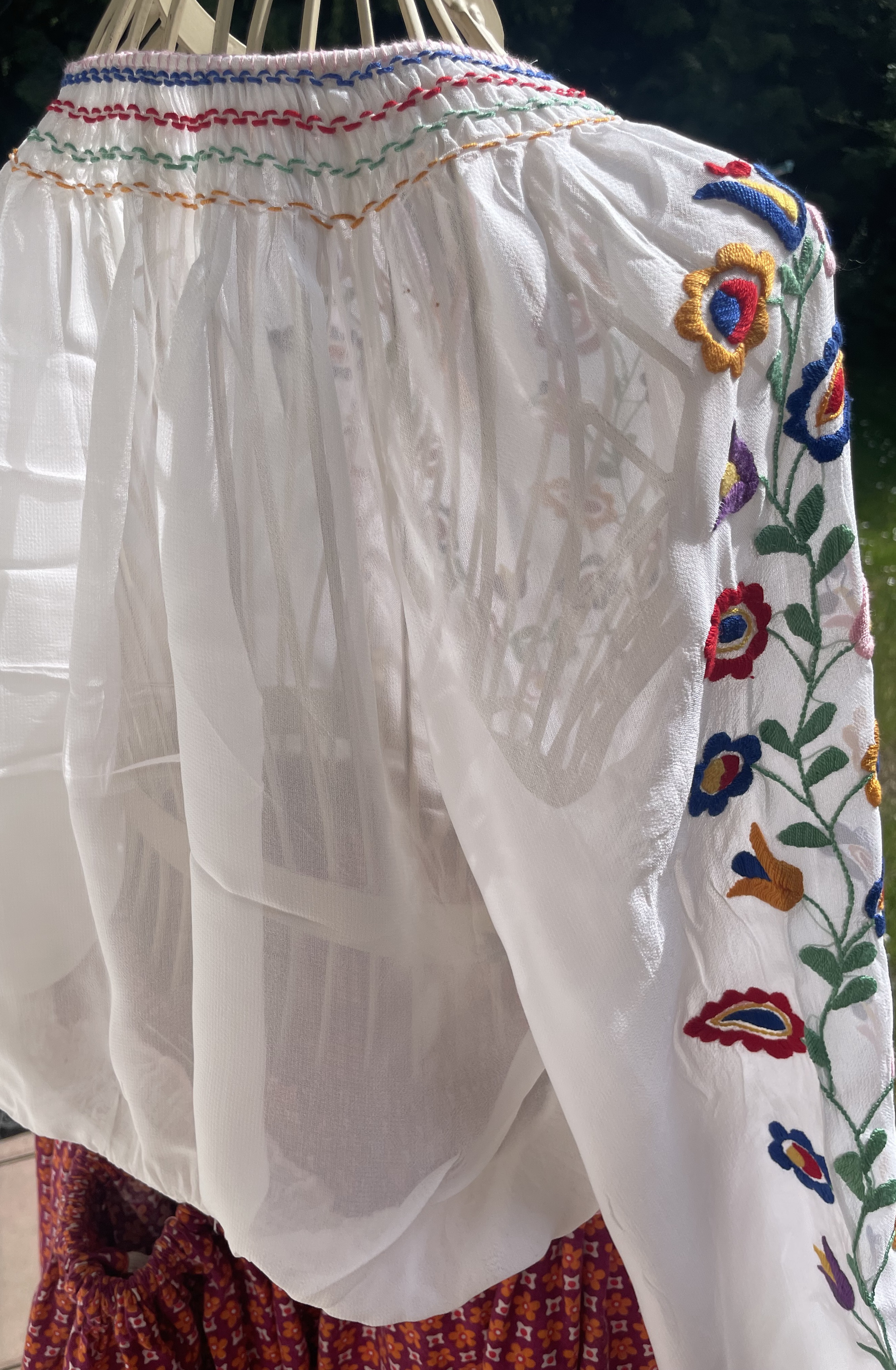 Dámská krojová vyšívaná halenka selský styl vel. 38/40