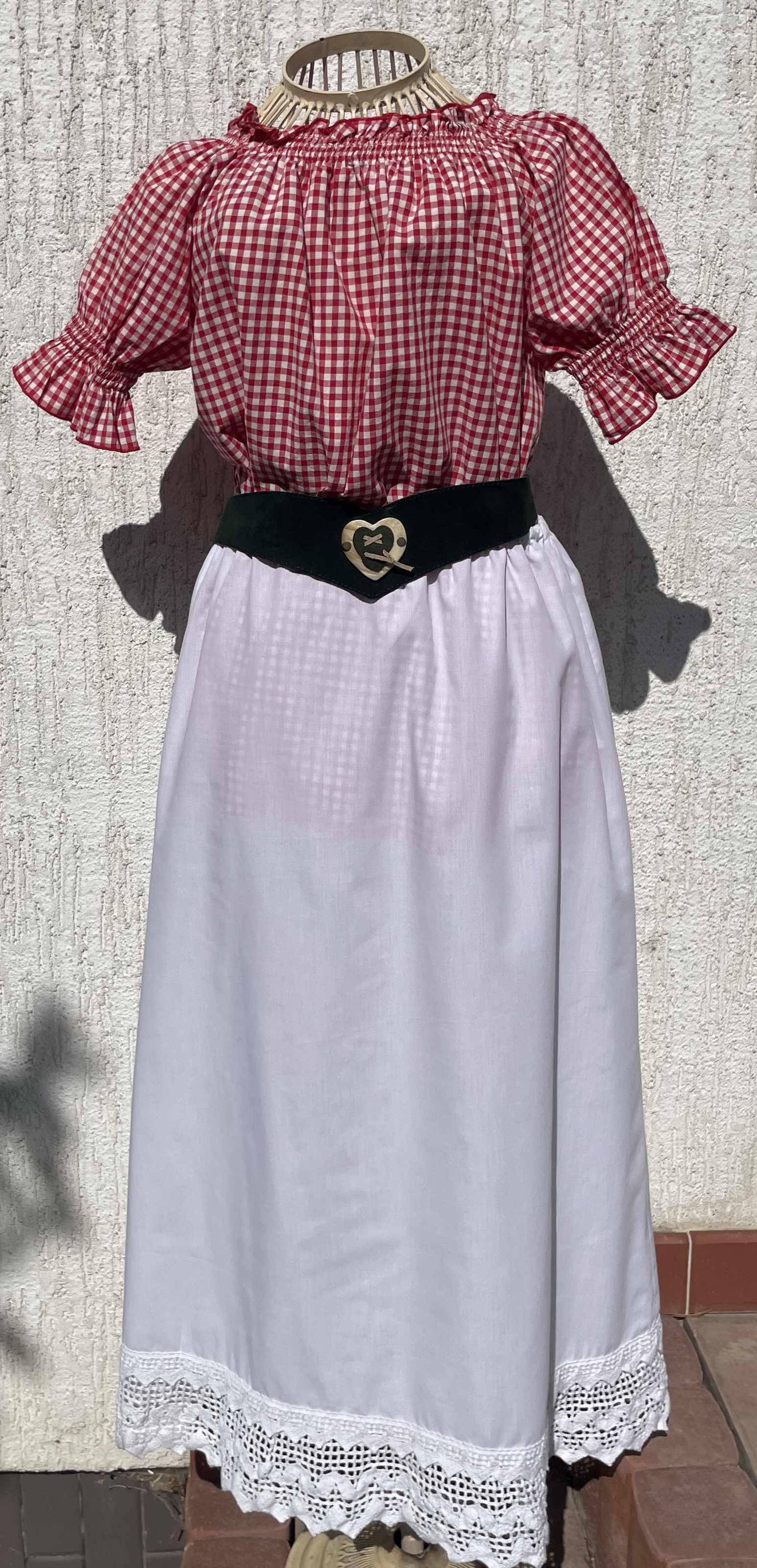 Dámská halenka v selském, country, western stylu vel. 38