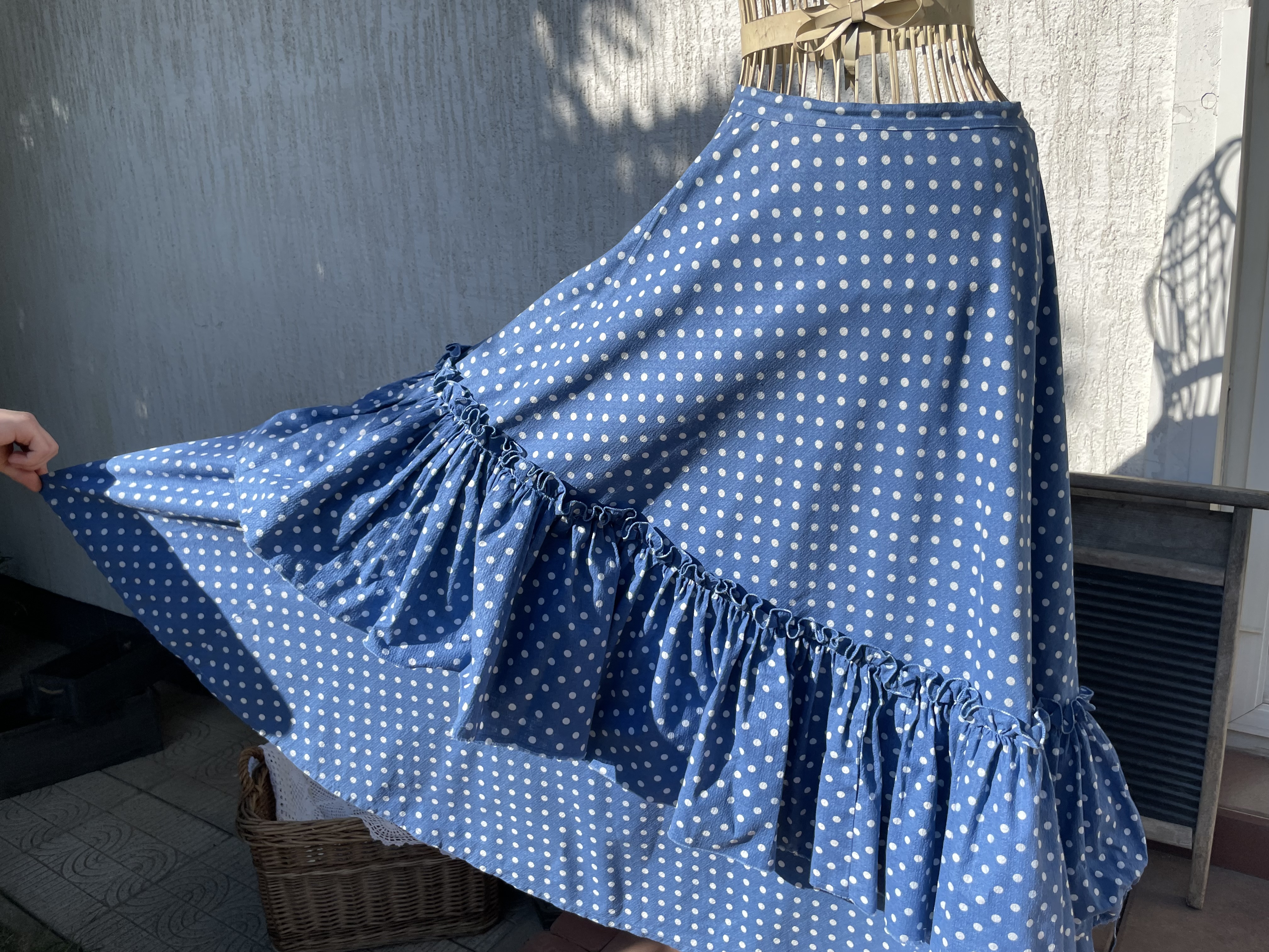 Dámská sukně folklorní, country, venkovský styl vel. 36/38