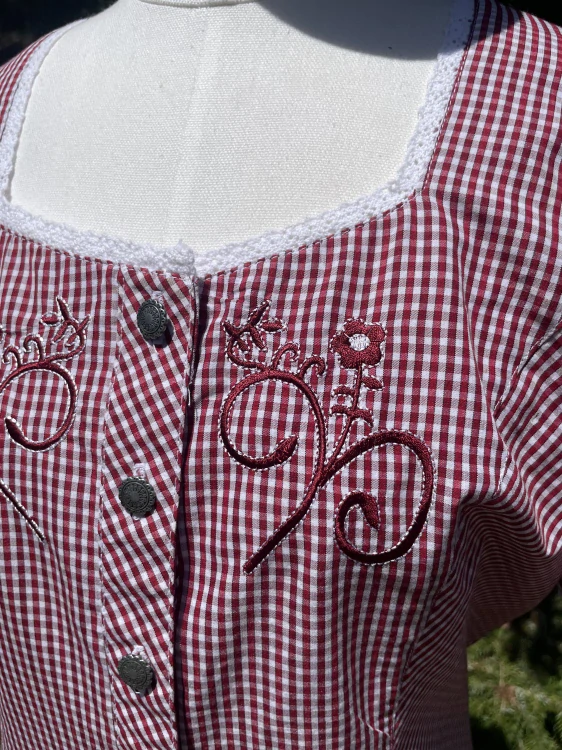 Dámská halenka v selském, country, western stylu vel. 40