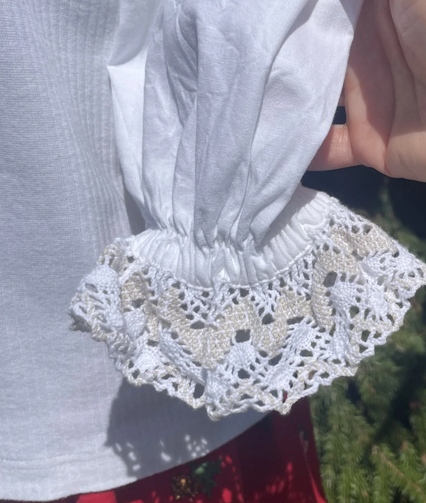 Dámská tričkovinová halenka v dobovém stylu, venkovská princezna, selka vel. 44