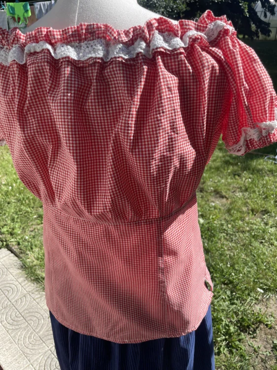 Dámská halenka v selském, country, western stylu vel. 40/42