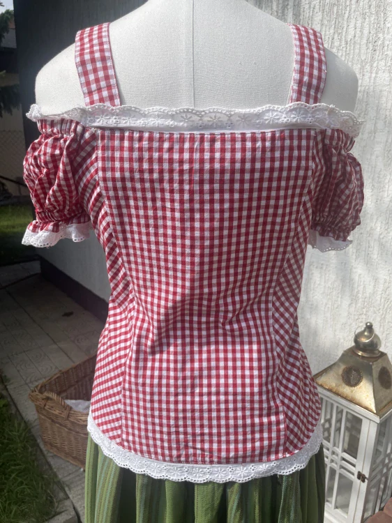 Dámská halenka v selském, country, western stylu vel. XS/S