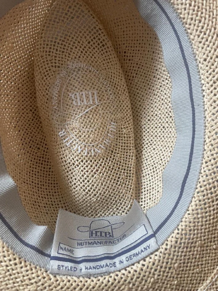 Vzdušný přírodní klobouk slamák elegantní styl 1. republika