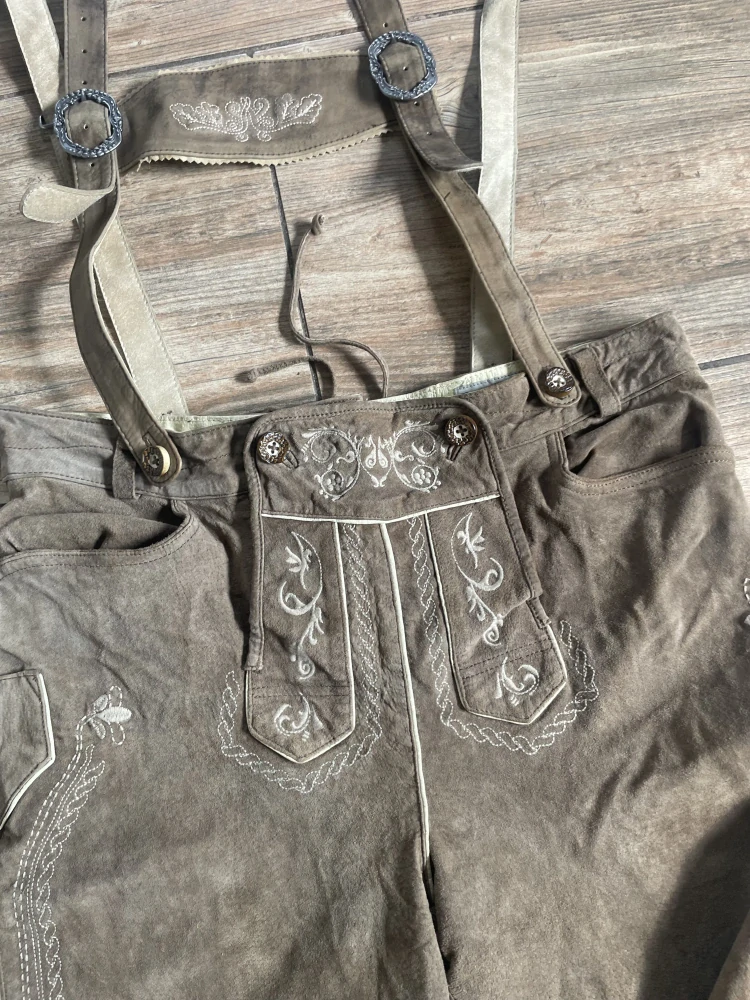 Pánské dirndl kožené kraťasy vel. L