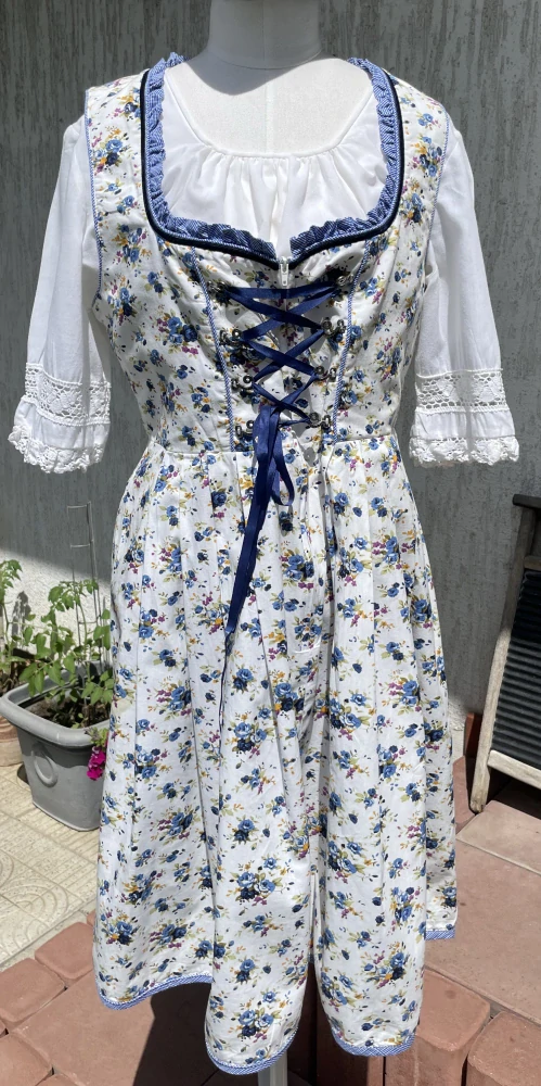 Dámské dirndl šaty selský styl vel. 40