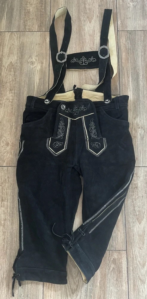 Pánské dirndl kožené kraťasy s laclem OKTOBERFEST vel. S/M