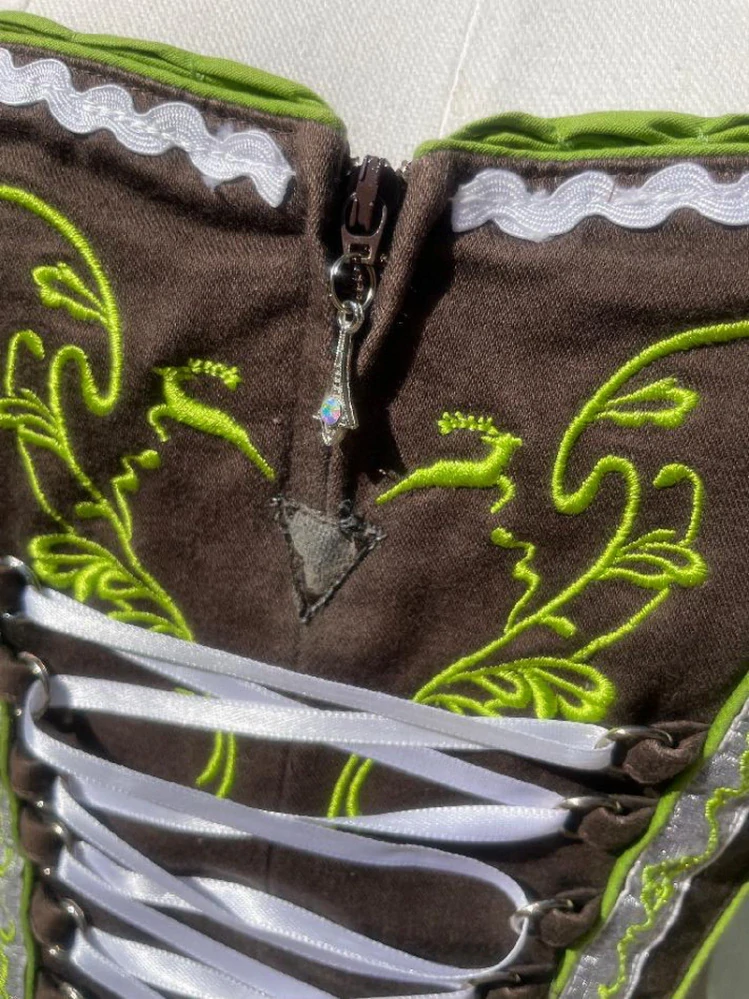 Dámské dirndl šaty selský styl Oktoberfest vel. XS
