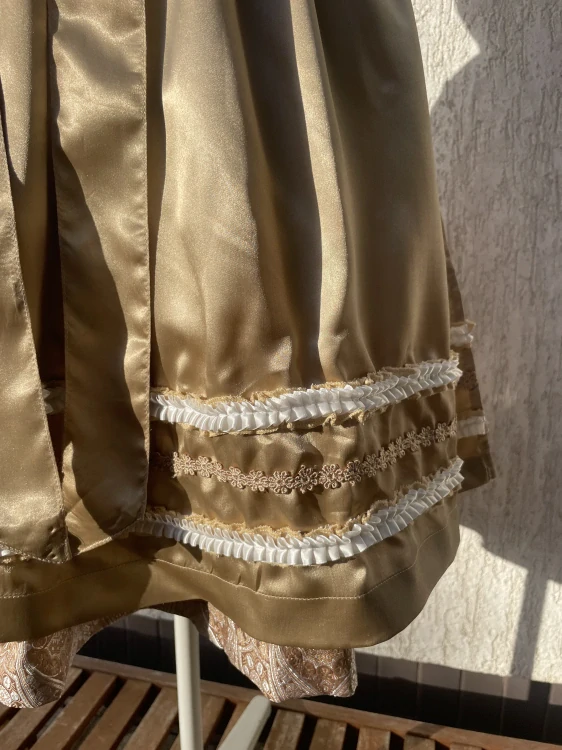 Dámské dirndl šaty selský styl Oktoberfest vel. 42