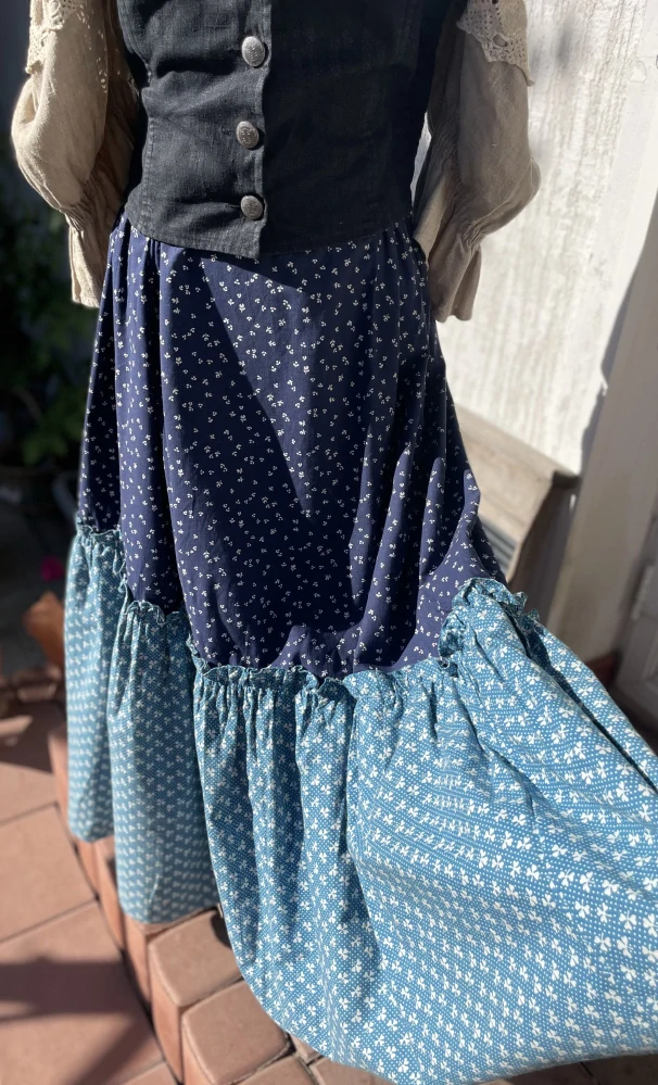 Dámská divadelní sukně alá selka, country, western styl vel. 38