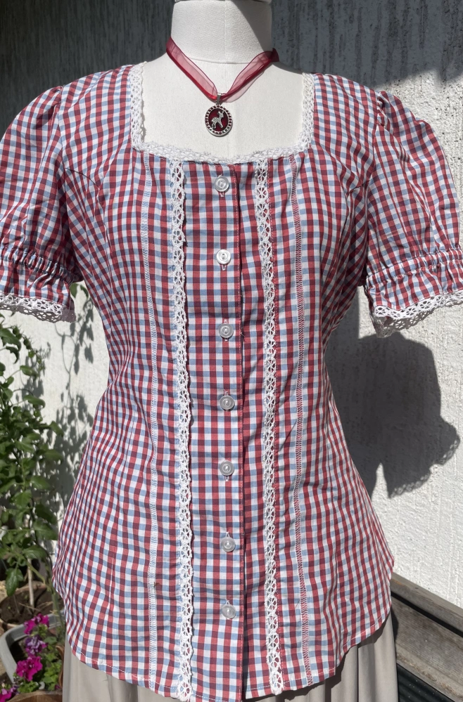 Dámská halenka v selském, country stylu vel. 38
