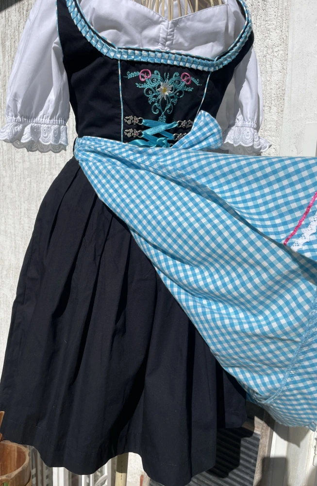 Dámské dirndl šaty selský styl vel. XS/S