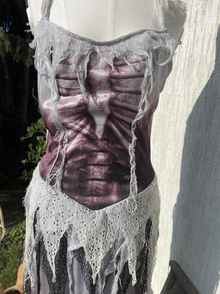 Karnevalový kostým šaty zombie, zombice vel. 40/42