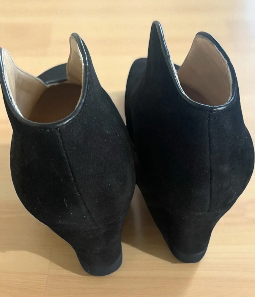 dámské kožené boty ve stylu 30.-50. let - elegantní retro boty vel. 37