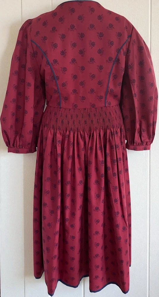 Dámské bavlněné šay dirndl, selský, dobový styl vel. 38