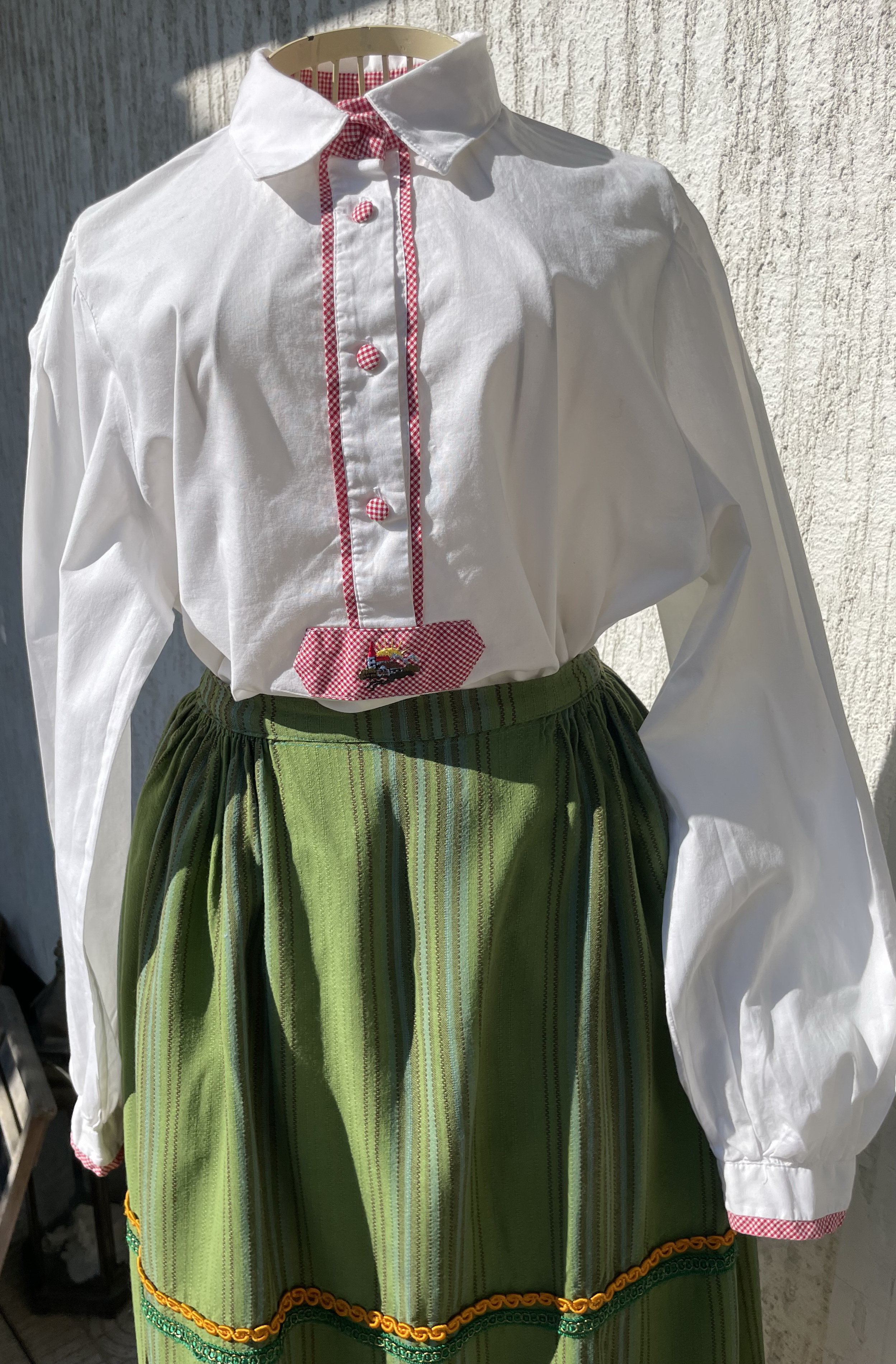 Dámská halenka, košile v selském stylu vel. 40