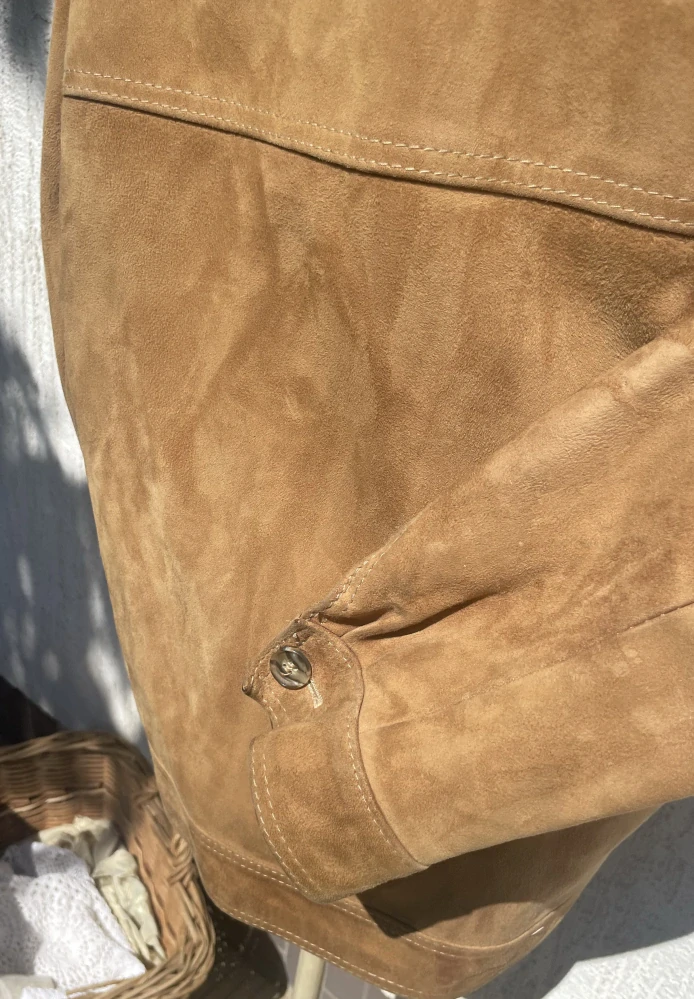 Pánská kožená bunda v retro stylu vel. M/L