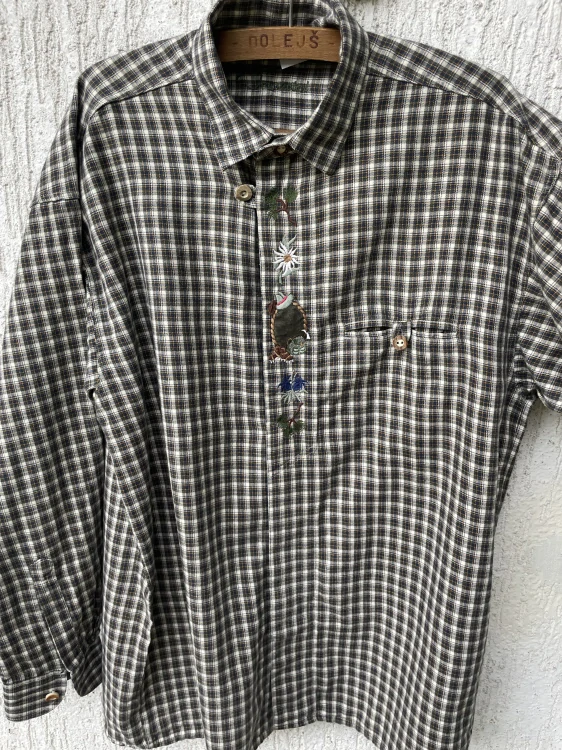 Pánská košile v selském country western stylu vel. XL