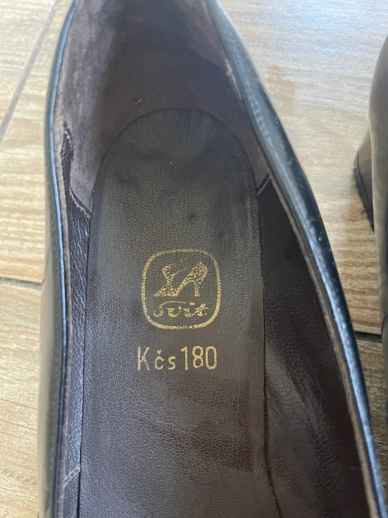 Dámské kožené lodičky real retro Československo vel. 25,5