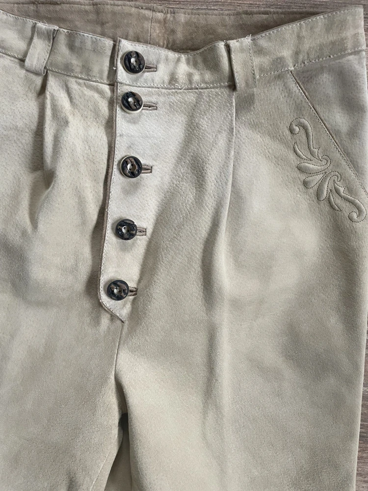 Pánské kožené kalhoty selský, vintage, country, western styl vel. M