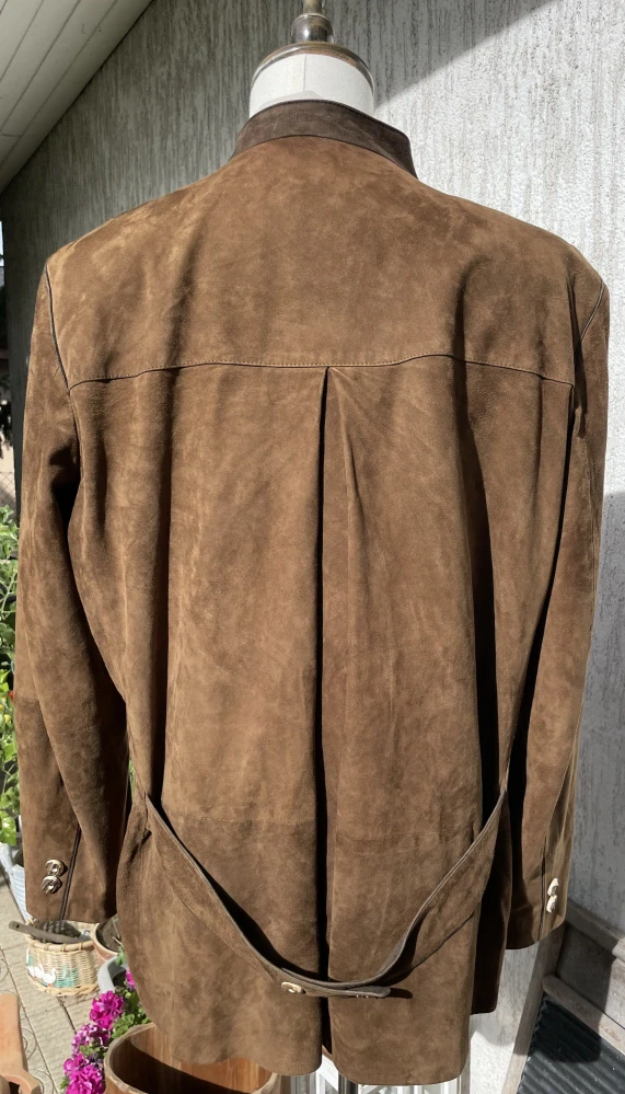 Pánské kožené sako, bunda v selském stylu vel. XL