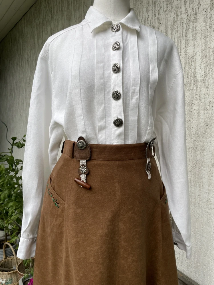 Dámská košile v selském, dobovém, country stylu vel. 40