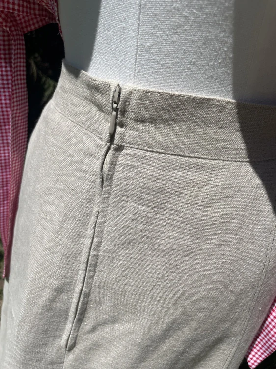 Dámská lněná sukně v selském stylu vel. 40
