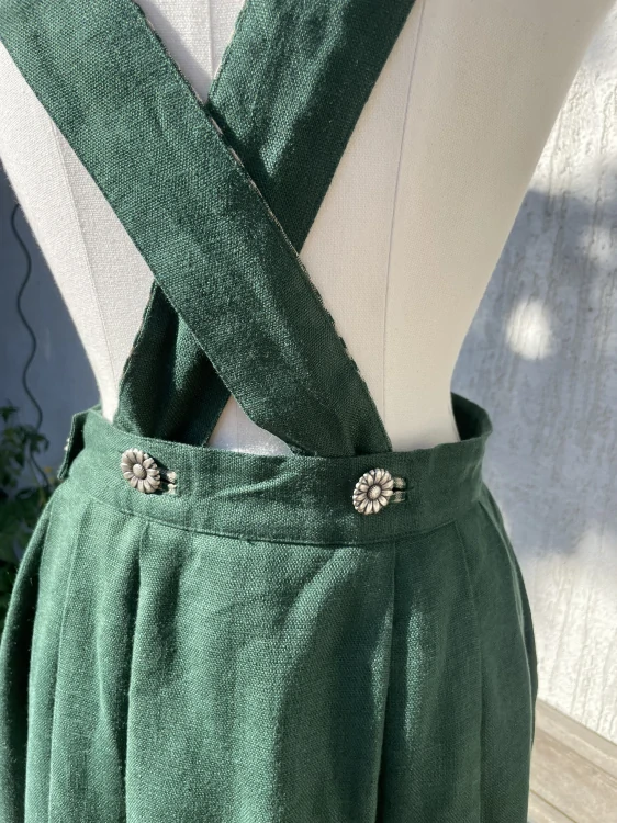 Dámská sukně s laclem selský, vintage styl vel. 36