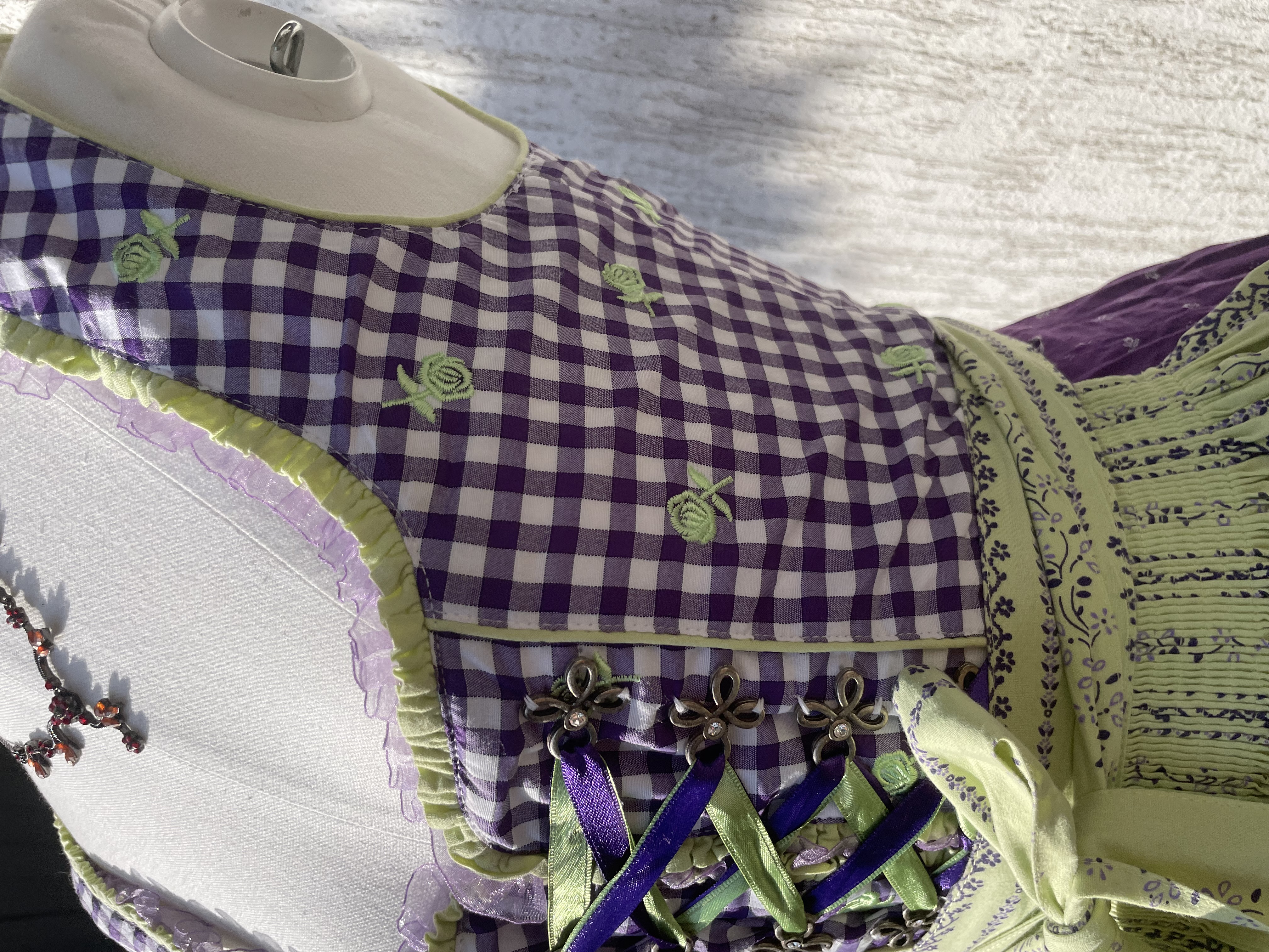 Dámské dirndl šaty selský styl Oktoberfest vel. XXS