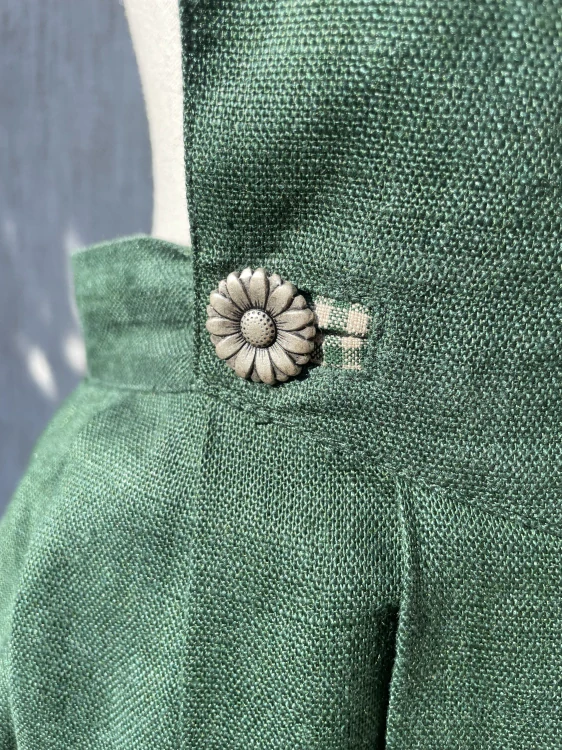 Dámská sukně s laclem selský, vintage styl vel. 36