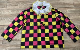 karnevalový kostým halena ŠAŠEK, KLAUN vel. XL