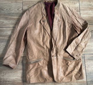 pánská dobová kožená bunda vel. XL