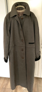 dámský dobový kabát vlněný vel. 44