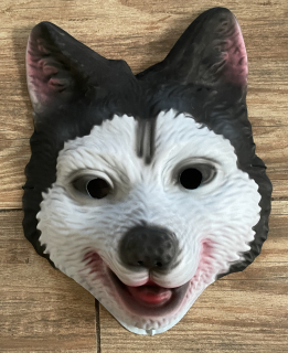 karnevalová maska VLK, PES