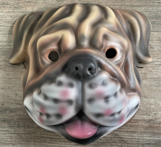 karnevalová maska PES BULDOK