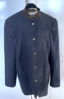 dámské vlněné sako, elegantní dobový styl vel. 46