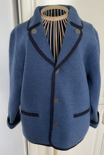 dámský kabátek v dobovém, selském stylu VLNĚNÝ vel. 40