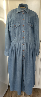 dámské riflové šaty country styl vel. 40