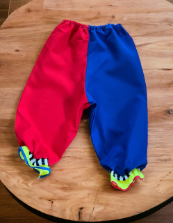 karnevalový kostým kalhoty ŠAŠEK, KLAUN vel. 98