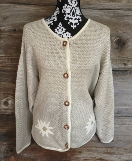 dámský svetr v selském stylu vel. L