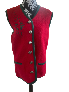 dámská vlněná vesta v selském stylu vel. 44