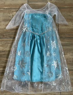 karnevalový kostým šaty FROZEN LEDOVÉ KRÁLOVSTVÍ vel. 3-4 roky