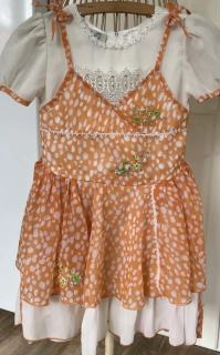 karnevalový kostým šaty selka 4-5 let