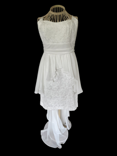 dámské společenské, svatební šaty s vlečkou vel. 38