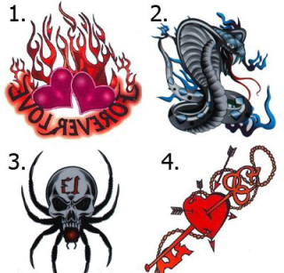 karnevalové tetování