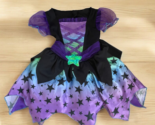 karnevalový kostým šaty ČARODĚJNICE vel. 2-4 roky