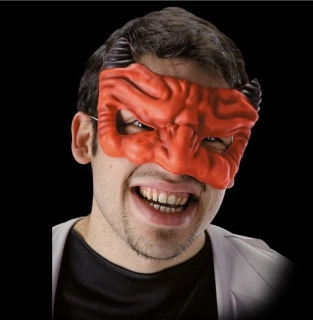karnevalový doplněk maska ČERT